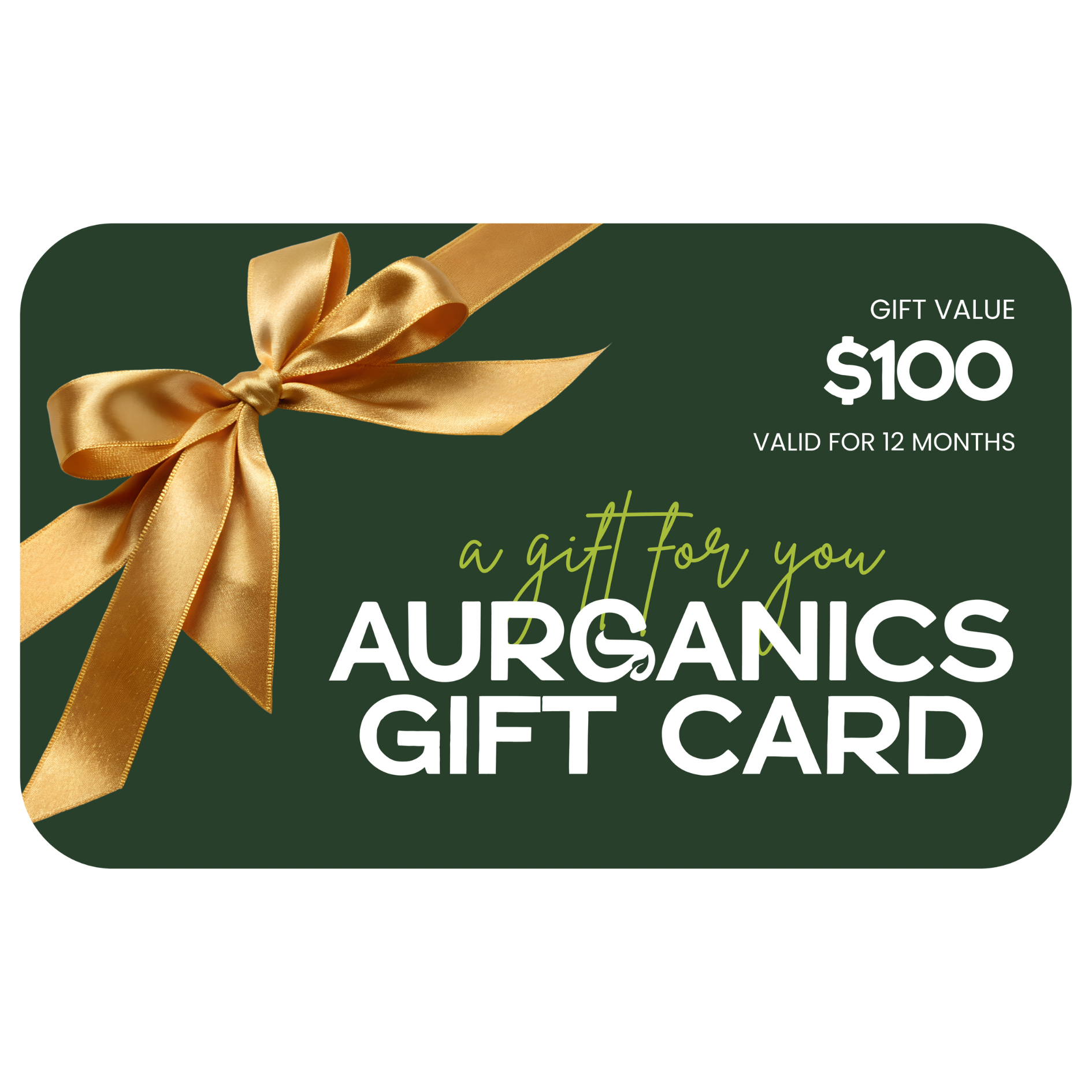 Gift Card Holiday Deal - Limited Time Aurganics  Aurganics Skincare for melanated glowgetters with sensitive skin