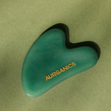 Aurganics Jade Guasha Stone Aurganics Skincare for melanated glowgetters with sensitive skin