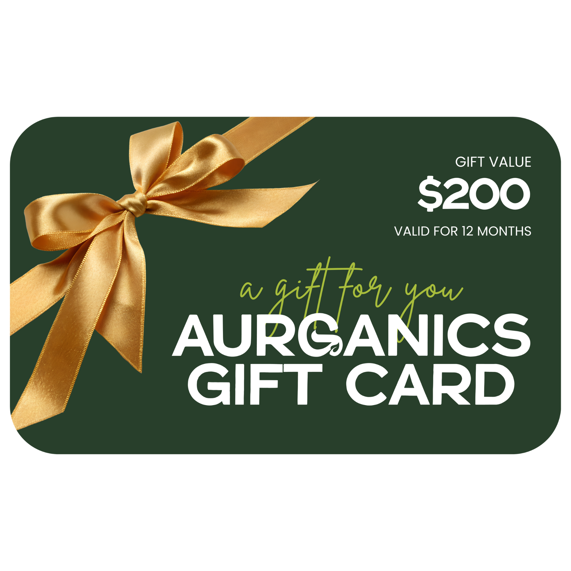 Gift Card Holiday Deal - Limited Time Aurganics  Aurganics Skincare for melanated glowgetters with sensitive skin