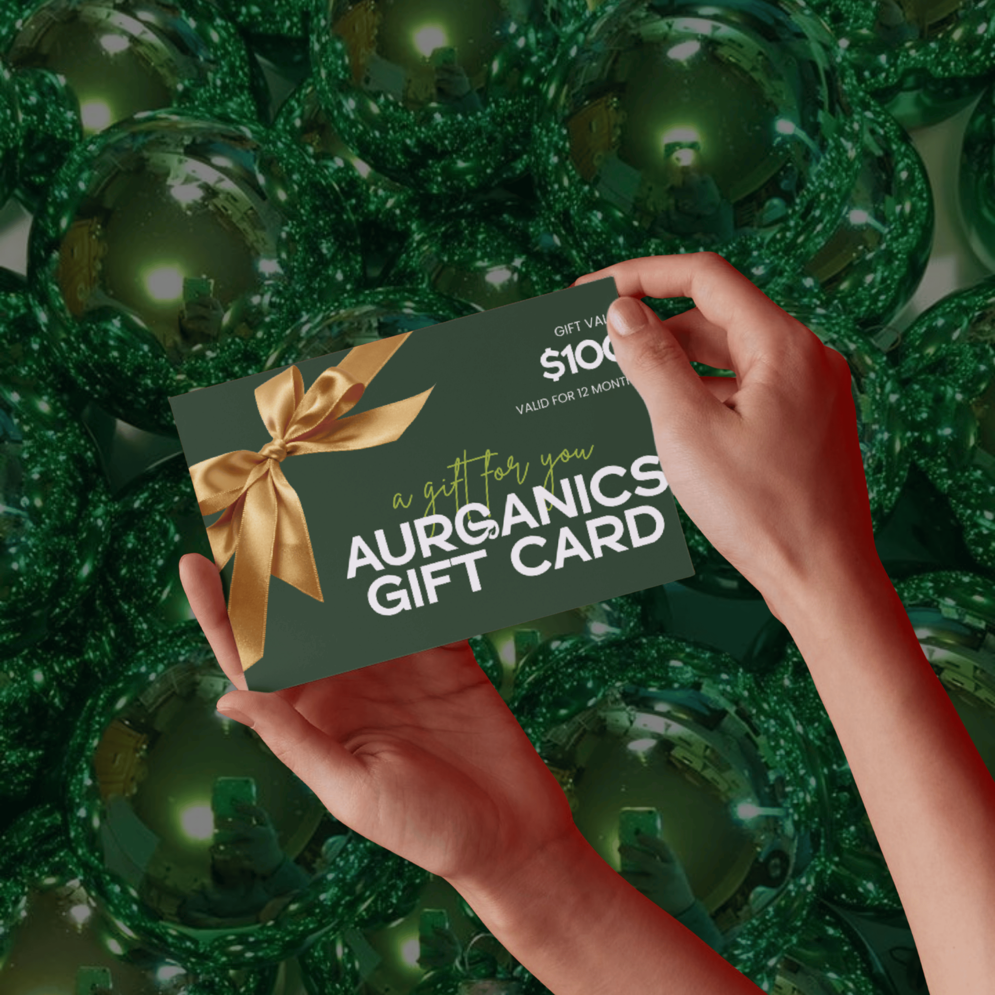 Gift Card Holiday Deal - Limited Time Aurganics  Aurganics Skincare for melanated glowgetters with sensitive skin