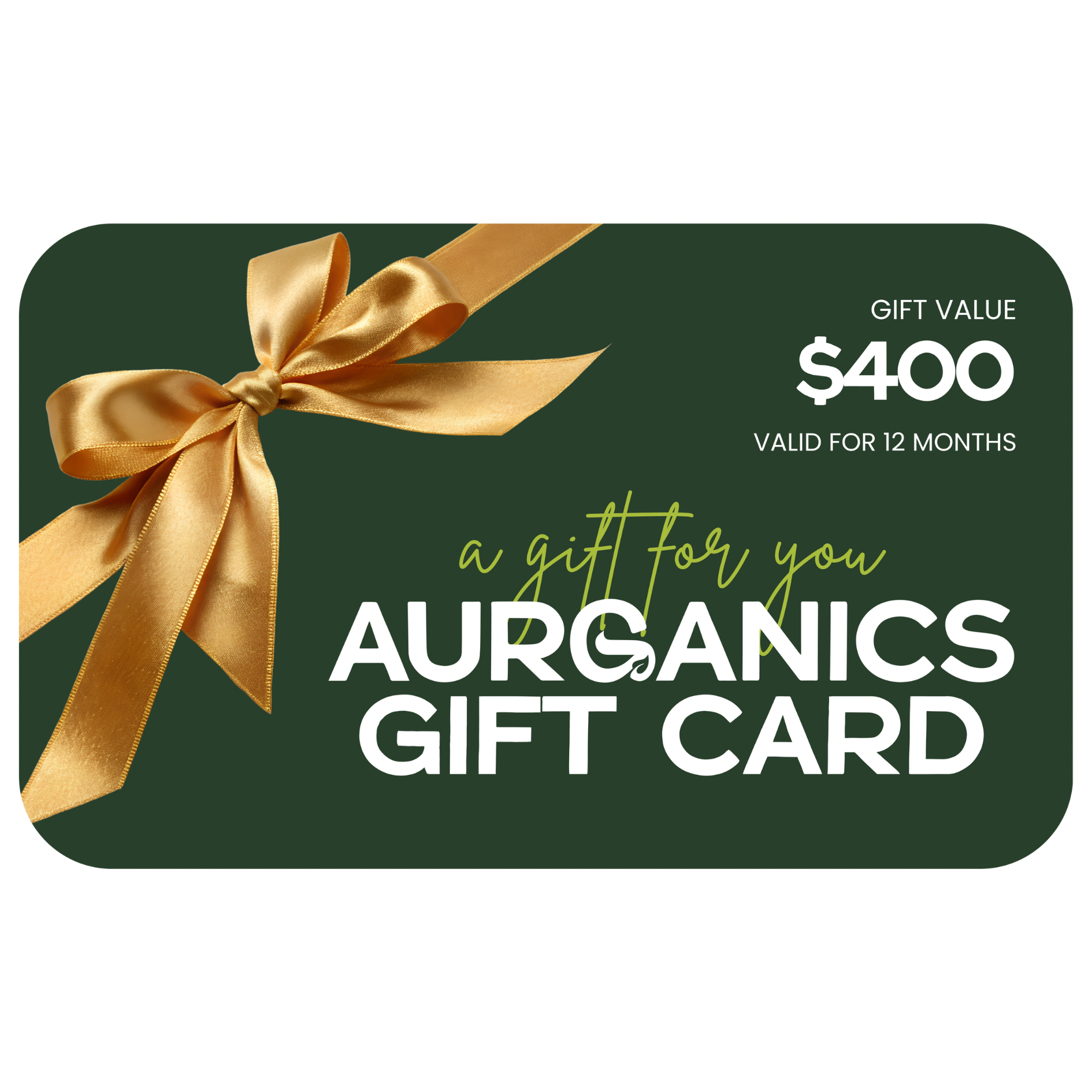 Gift Card Holiday Deal - Limited Time Aurganics  Aurganics Skincare for melanated glowgetters with sensitive skin