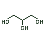 Glycerin ingredient in alpha glow serum
