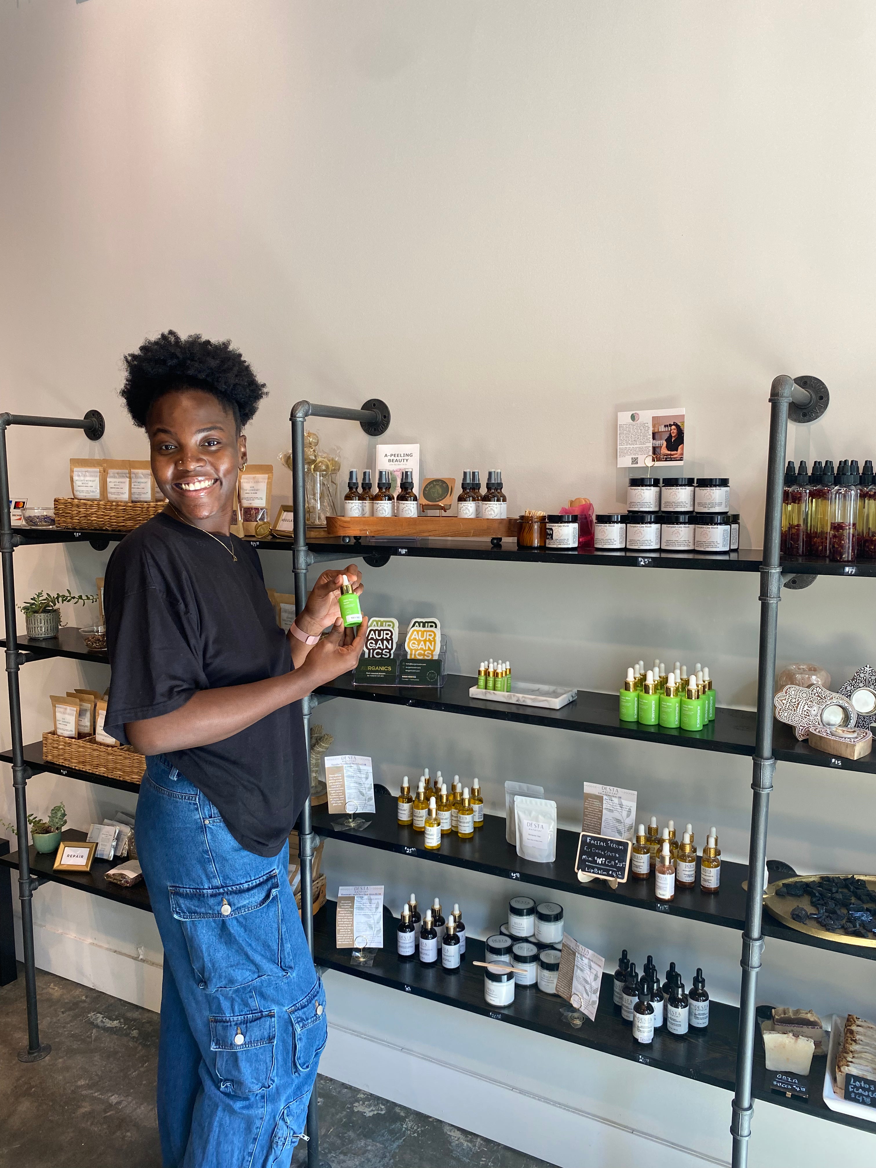 Sarah Houston founder and CEO AURGANICS Skincare for melanated glow-getters