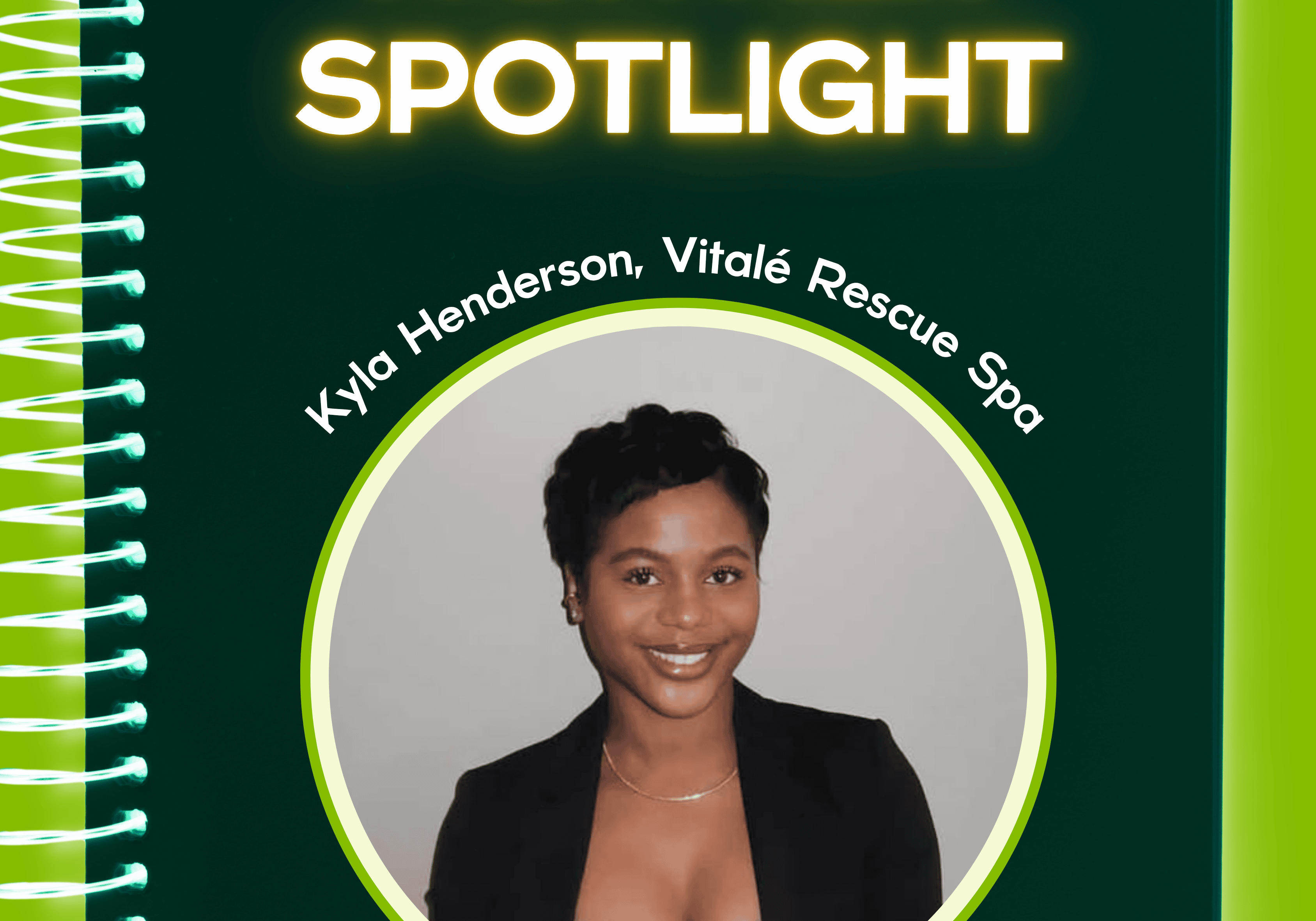 AURGANICS Partner Spotlight: Kyla Henderson, Vitalé Rescue Spa Aurganics Skincare for melanated glowgetters with sensitive skin