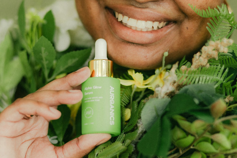 Bottle With Model Smiling