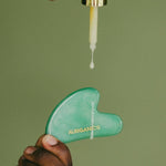 Aurganics Jade Guasha Stone Aurganics Skincare for melanated glowgetters with sensitive skin