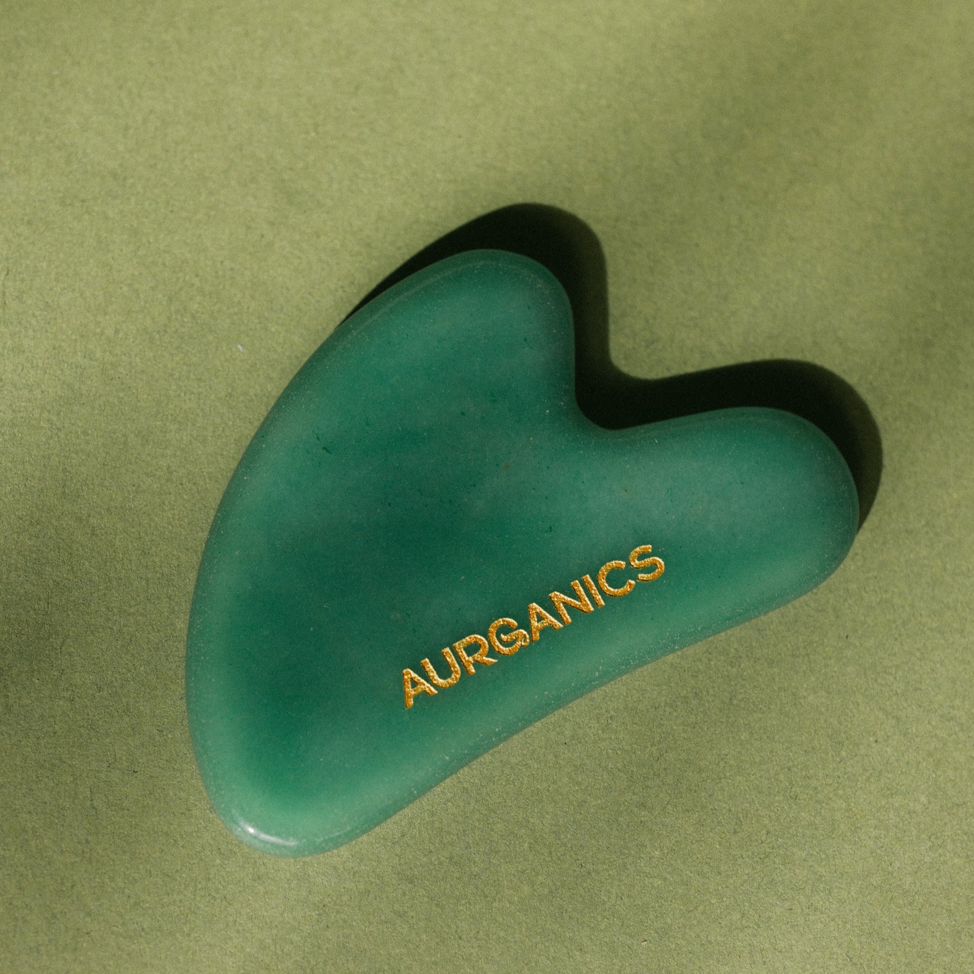 Aurganics Jade Guasha Stone Aurganics Skincare for melanated glowgetters with sensitive skin